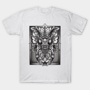 Demon Fantasy Door Knocker T-Shirt